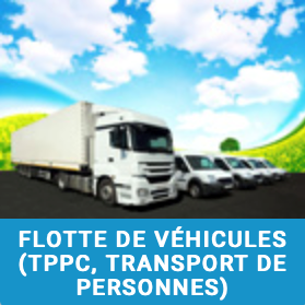 Flotte de véhicules - TPPC - tansport de personne -